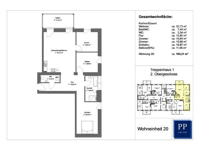 4 Zimmer Wohnung mit EBK und Balkon im Prime Park in Aschaffenburg Aurelion Immobilien Aschaffenburg