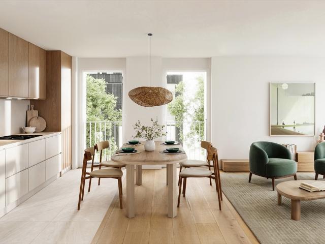 4 Zimmer Wohnung mit einer Terrasse von 24 m²