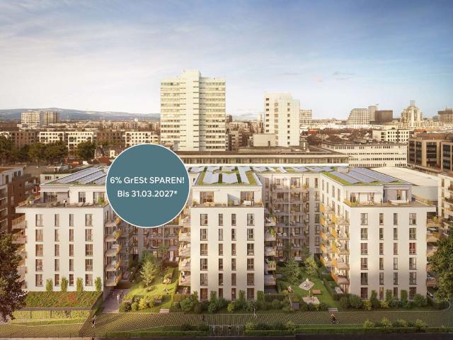 4 Zimmer Wohnung mit Süd Balkon in Frankfurt Gallus – 6 % Grunderwerbsteuer geschenkt!