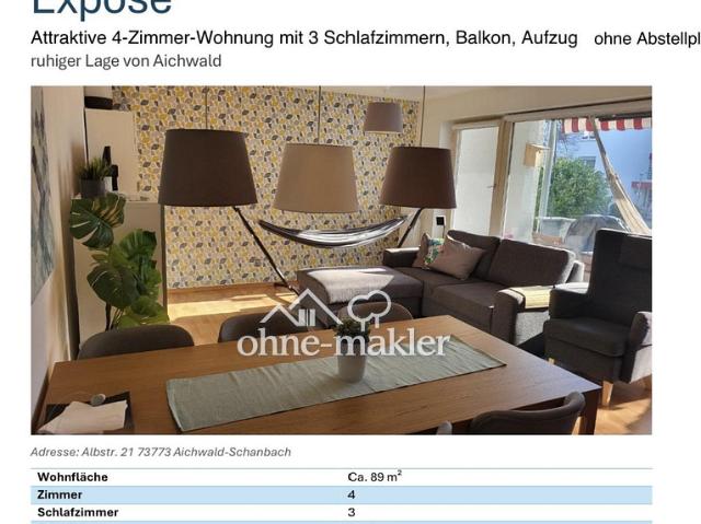 4 Zimmer Wohnung Aichwald