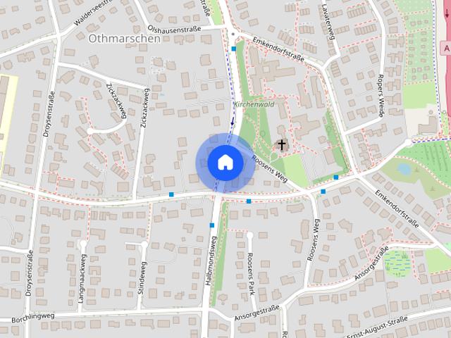 4 Zimmer Wohnung im Erdgeschoss mit zwei Terrassen und einem PKW Stellplatz