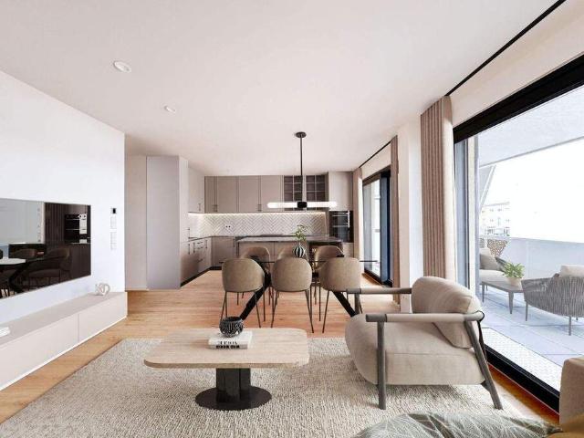 4 Zimmer Wohnung im 1. Obergeschoss mit Blick in den projekteigenen Park