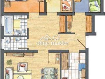4 Zimmer Wohnung im 1. Stock in der Tristanstraße in Germering