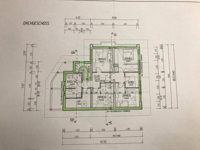 4 Zimmer Wohnung im 2. OG