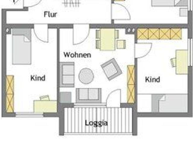4 Zimmer Wohnung in Mülheim Saarn