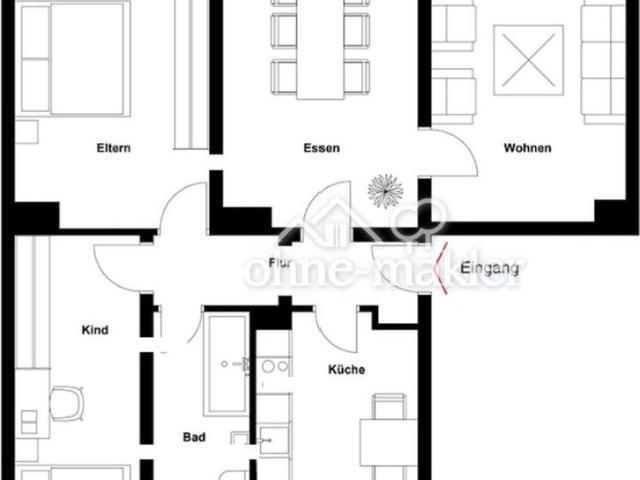 4 Zimmer Wohnung in Altenpleen – ideal für Familien oder Paare
