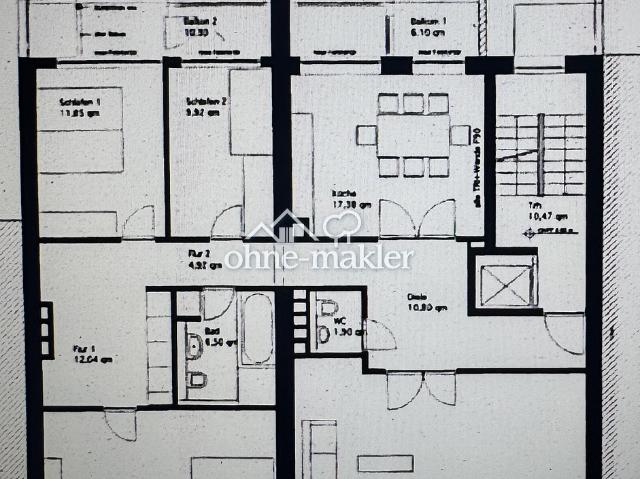 4 Zimmer Wohnung in der Innenstadt von Neuss