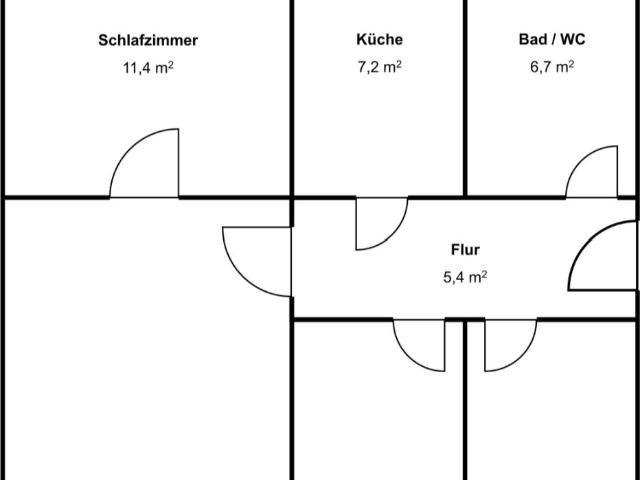 4 Zimmer Wohnung in Ponitz