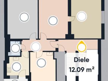 Etagenwohnung for rent in De-Haen-Platz