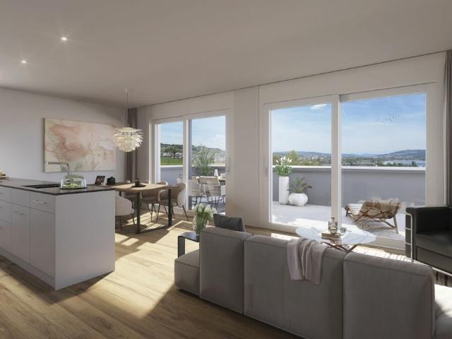 4½ Zimmer Attikawohnung mit Seeblick