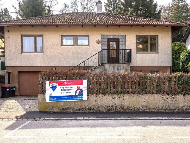 Neuer Preis: 4 Zimmer Bungalow mit Potential auf Eigengrund mit Garten und Garage in attraktiver Lage von Klosterneuburg