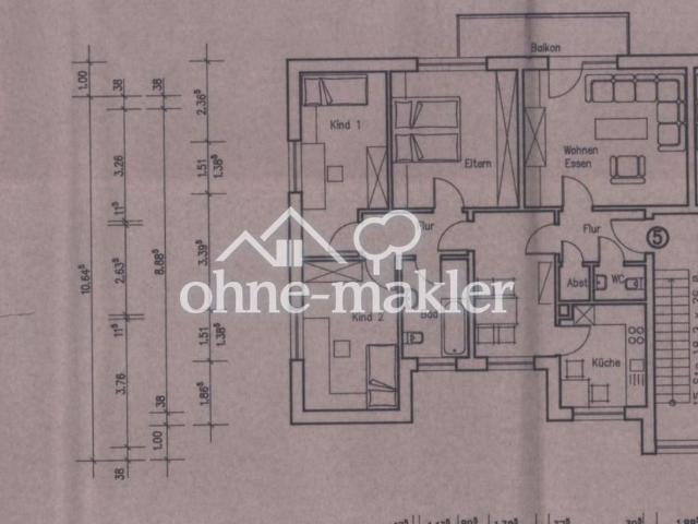 4 Zimmer ca. 93qm Wohnung 1.OG in Schüttorf