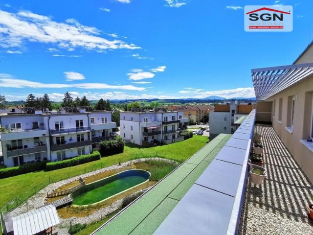 4 Zimmer Dachgeschosswohnung mit traumhafter Dachterrasse/Lift/PKW Abstellplatz und exklusivem Schwimmbiotop