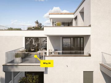 4 Zimmer Dachgeschosswohnung mit Penthouse Charakter | Top 24