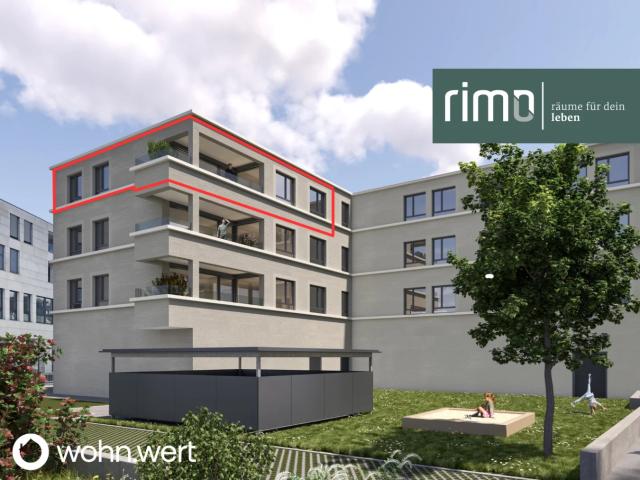 4 Zimmer Dachgeschoßwohnung am Jahnplatz inmitten von Feldkirch Erstbezug zu mieten Top A3.1