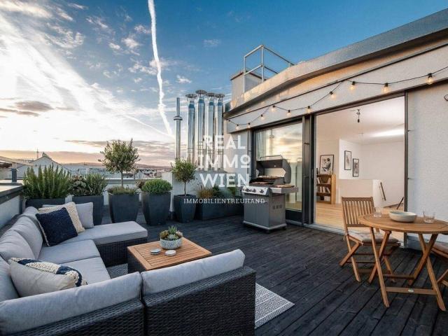 4 Zimmer Dachgeschoß in 1090 Wien — INKLUSIVE Balkon, Terrasse & Optional 2 STAPELGARAGENPLÄTZE