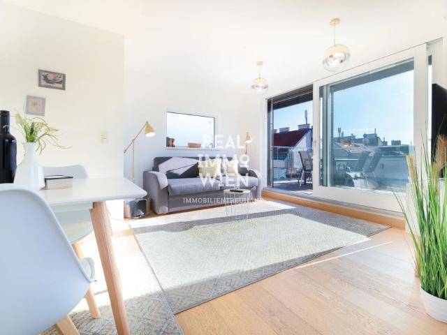 4 Zimmer Dachgeschoß in 1090 Wien — INKLUSIVE Balkon, Terrasse & Optional 2 STAPELGARAGENPLÄTZE