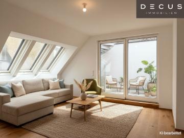 4 zimmer dachgeschossresidenz | mit sonniger terrasse und viel privatsphäre | modern ausgestattet