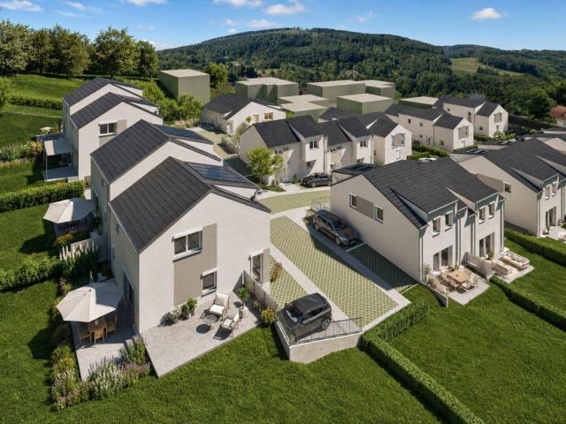 4 Zimmer Doppelhaushälfte in Hanglage | Ziegelmassivbauweise & nachhaltiges Energiekonzept
