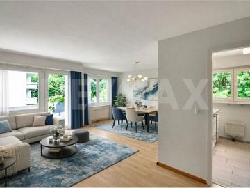 4½ Zimmer Eigentumswohnung mit Balkon an idyllischer Waldrandlage