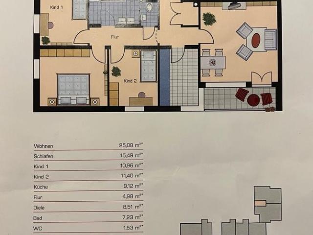 4 Zimmer Eigentumswohnung Nähe Westpark Klinikum
