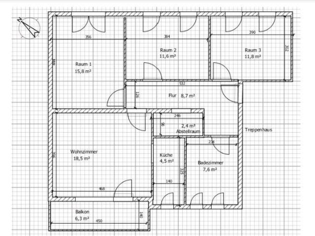 4 Zimmer Eigentumswohnung 82 qm OHNE MAKLER Provisionsfrei