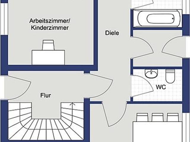 4 Zimmer Erdgeschosswohnung mit großem Garten & 2 Stellplätzen