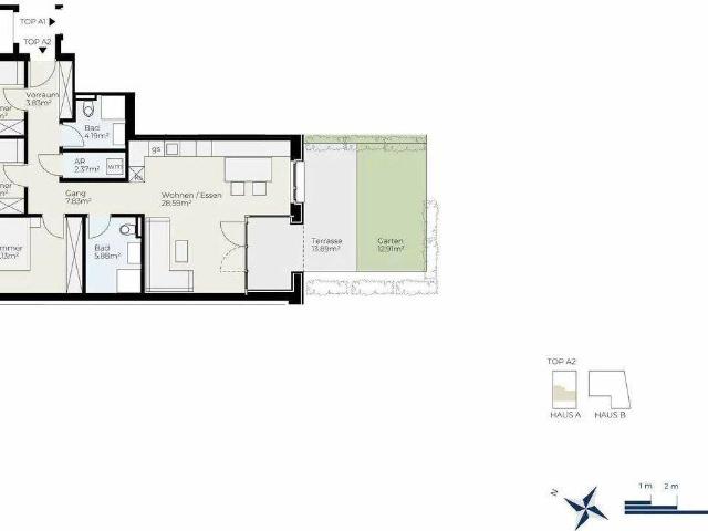 4 Zimmer Gartenwohnung mit Terrasse / Jetzt einziehen & Landeswohnbauförderung sichern!