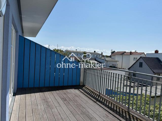 4 Zimmer Maisonette mit sep. Zugang, 3 Balk ruhig und strandnah
