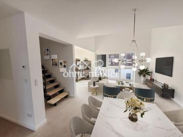 4 Zimmer Maisonette Neubau 2026: Wohngefühl wie im Haus, 2 Etagen, 2 Bäder, Aufzug