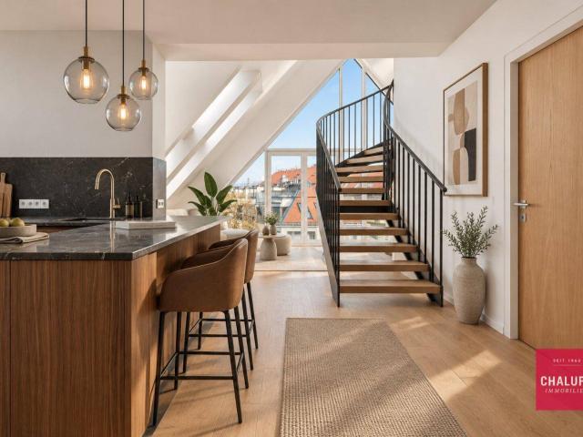 4 Zimmer Maisonette Traumwohnung mit Kamin und Terrassen