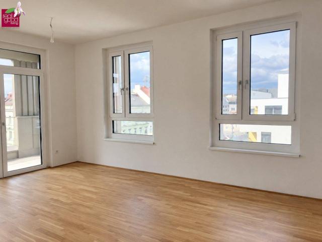 4 Zimmer mit Weitblick – ca. 97 m² und ca. 20 m² Loggia in 1030 Wien Schöpsstraße | 6. Liftstock | Nähe U3, Gasometer und Hyblerpark