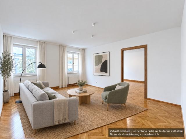 4 Zimmer nahe Mirabell und Salzach – provisionsfrei