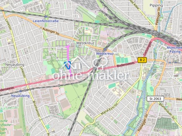 4 Zimmer ohne Stufen erreichbar am Park mit Blick ins Grüne