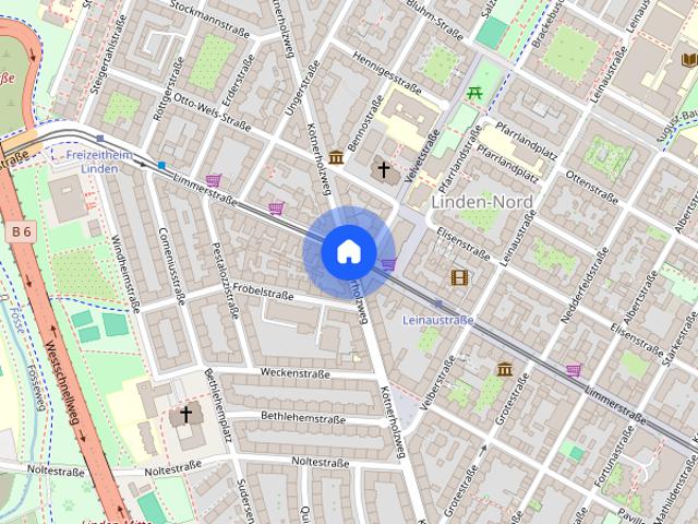 4 Zimmerwohnung in Linden Mitte