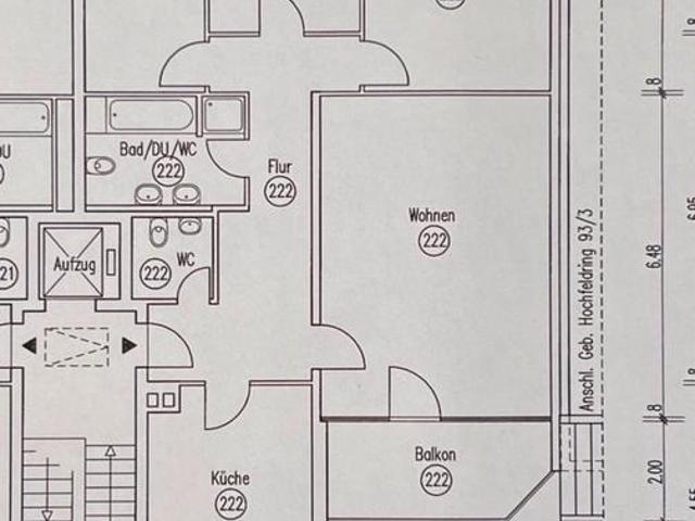 4 Zimmerwohnung mit ausbaufähigem Dachgeschoss