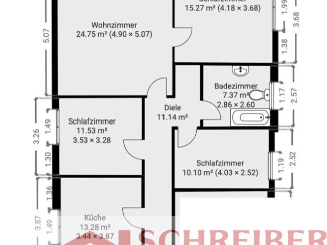 4 ZKB Wohnung in Altenkirchen Honneroth zu vermieten