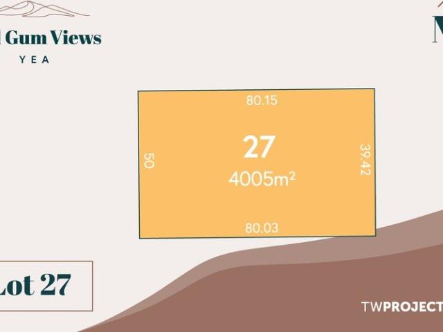 4,005m² Acreage Lot with 50m Frontage