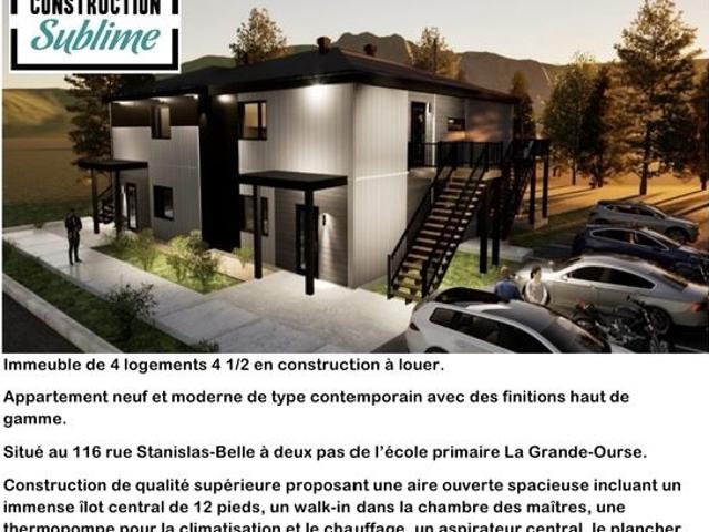 4 1/2 Neuf En Construction à Louer