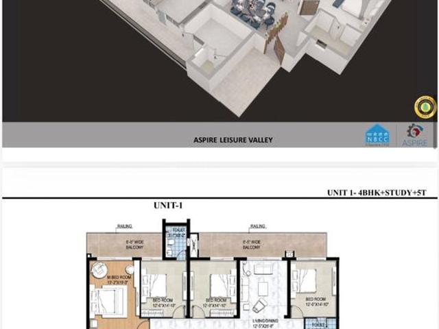 4.5 BHK Apartment in Noida Extension for resale Greater Noida. The reference number is 21137161