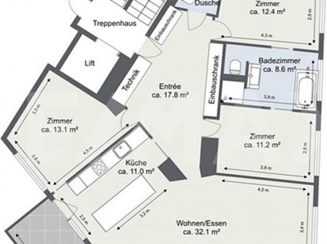 4.5 Room apartment