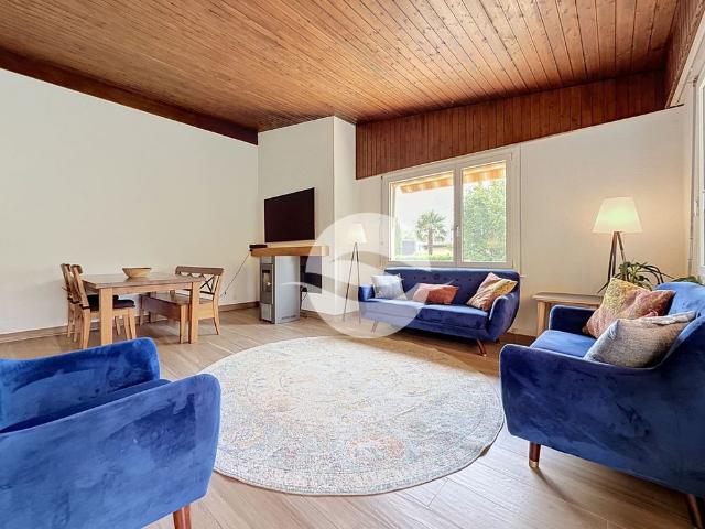 4.5 room apartment, semi furnished or unfurnished, with a terrace