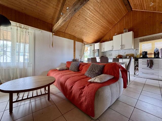 4.5 rooms with large garden in the center of Farvagny