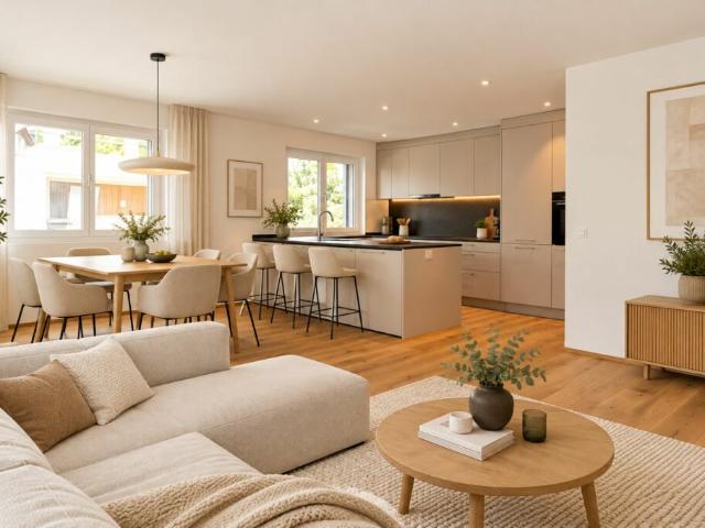4.5 Zimmer Neubau Gartenwohnung in der Ferienregion Lenzerheide