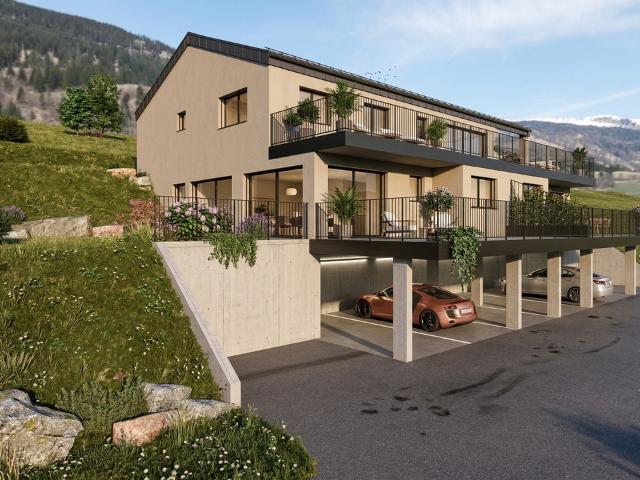 4.5 Zimmer Attikawohnung in Veysonnaz mit grosser Panoramaterrasse
