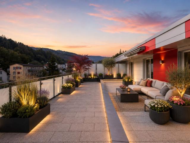 4.5 Zimmer Attikawohnung mit grosser Dachterrasse
