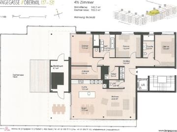 4.5 Zimmer Attikawohnung mit sonniger Dachterrasse