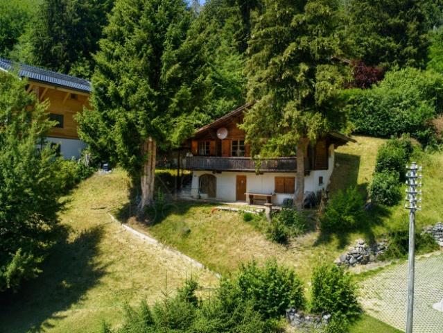 4,5 Zimmer Chalet zum Renovieren in Gryon, mit Aussicht und Ruhe