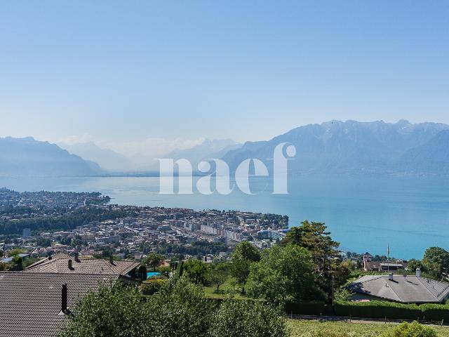 4,5 Zimmer Doppelhaus mit Panoramablick auf den See zum Verkauf in Chardonne