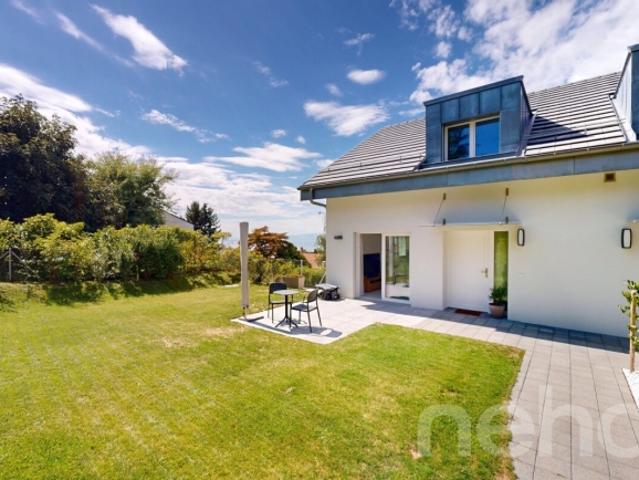 4,5 Zimmer Doppelhaus – privater Garten und Seeblick in Belmont sur Lausanne